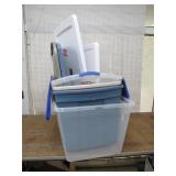 Plastic Storage Bins with Lids