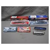 Seven Foldable Pocket Knives