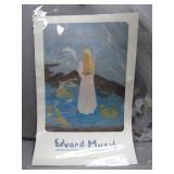 Edvard Munch Poster From 1990 Exhibit