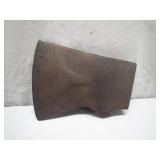 Forged Iron Axe Head With Distinct Patina
