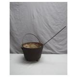 Cast Iron Pot and Ladle, Size 7