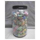 Large Jar of Multicolor Sidewalk Chalk