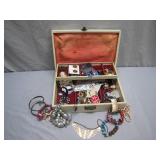 Jewelry Box with Assorted Treasures