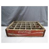 Coca-Cola Wooden Bottle Crate with Dividers
