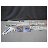 Gulf Oil Gasoline Stickers