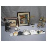 Feline-Themed Collectible Lot