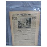 WWII Stars & Stripes Newspaper, July 10, 1945