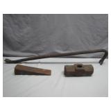 Vintage Tools: Warped Sledge, Wedge, Bar