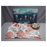 Seashell Decor with Coastal-Themed Accents