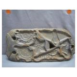 Double-Sided Cast Iron Sea Creature Mold Pan