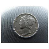 1945-D Silver Mercury Dime