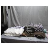 Linens, Neck Massager, and Decor Items