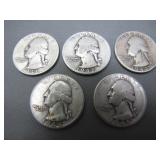 Set of 1941-45 Silver Quarters