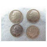 1956-1959 Silver Roosevelt Dimes