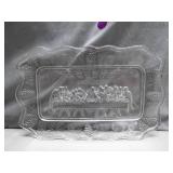 Glass Platter Depicting The Last Supper