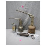 Vintage Oil Cans and Accessories