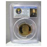 2011-S PCGS PR69 DCAM Andrew Johnson $1 Coin