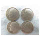 1956-59 Silver Roosevelt Dimes Set