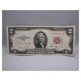 1953 B-Series $2 Red Star Note