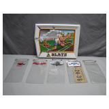 Blatz Beer Sign With Advertising Badge Set