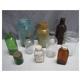 Vintage Glass Bottles
