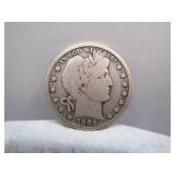 1906-D Barber Silver Half Dollar