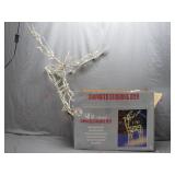 48-Inch Animated Standing Deer Display