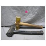 2 Durable Rubber Mallets