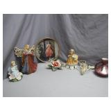 Decorative Figurines and Plate