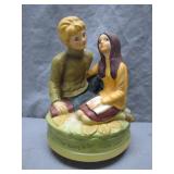 Sankyo Music Box 'Love Means' Figurine