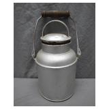 Aluminum Milk Jug with Wooden Handle