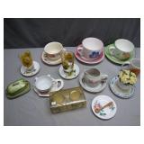 Floral Tea Sets and Decor