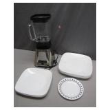 Corelle Plate Set and Oster Blender Bundle