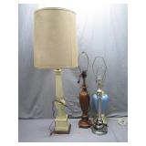 Four Assorted Table Lamps