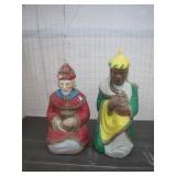 2 Vintage Empire Wise Men Blow Molds