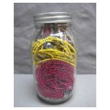 Jar of Mixed Costume Jewelry