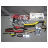Hand Tools and Hooks Assortment