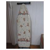 Freestanding Ironing Board with Bear Design
