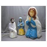Nativity Blow Mold Trio by Empire & General Foam