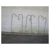 6 Small Shepherds Hooks