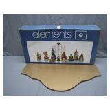 Nativity Set with Base and Original Box