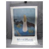 Edvard Munch Exhibition Poster, 1990