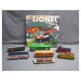 Lionel Model Train Cars With 2014 Calendar