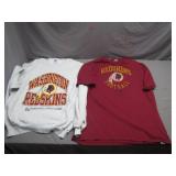 Washington Redskins Sweatshirt & T-Shirt (XL)