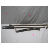 Vintage Hand Tools With Wooden Handle