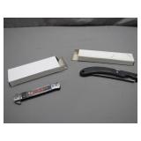 Two Folding Knives with Boxes