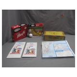 Maps, Golf Items, and King Edward Box