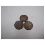 1901-1903 Indian Head Pennies Trio