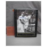 Duke Snider Signed Plaque With COA