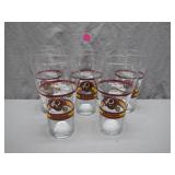 5 Washington Redskins Glasses